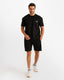 Contrast Mesh Pocket Set - Black | ONZE Egypt