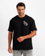 Equestrian Embroidery Streetwear T-Shirt - Black | ONZE Egypt