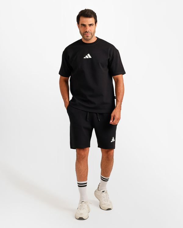 Performance Graphic Shorts Set - Black | ONZE Egypt