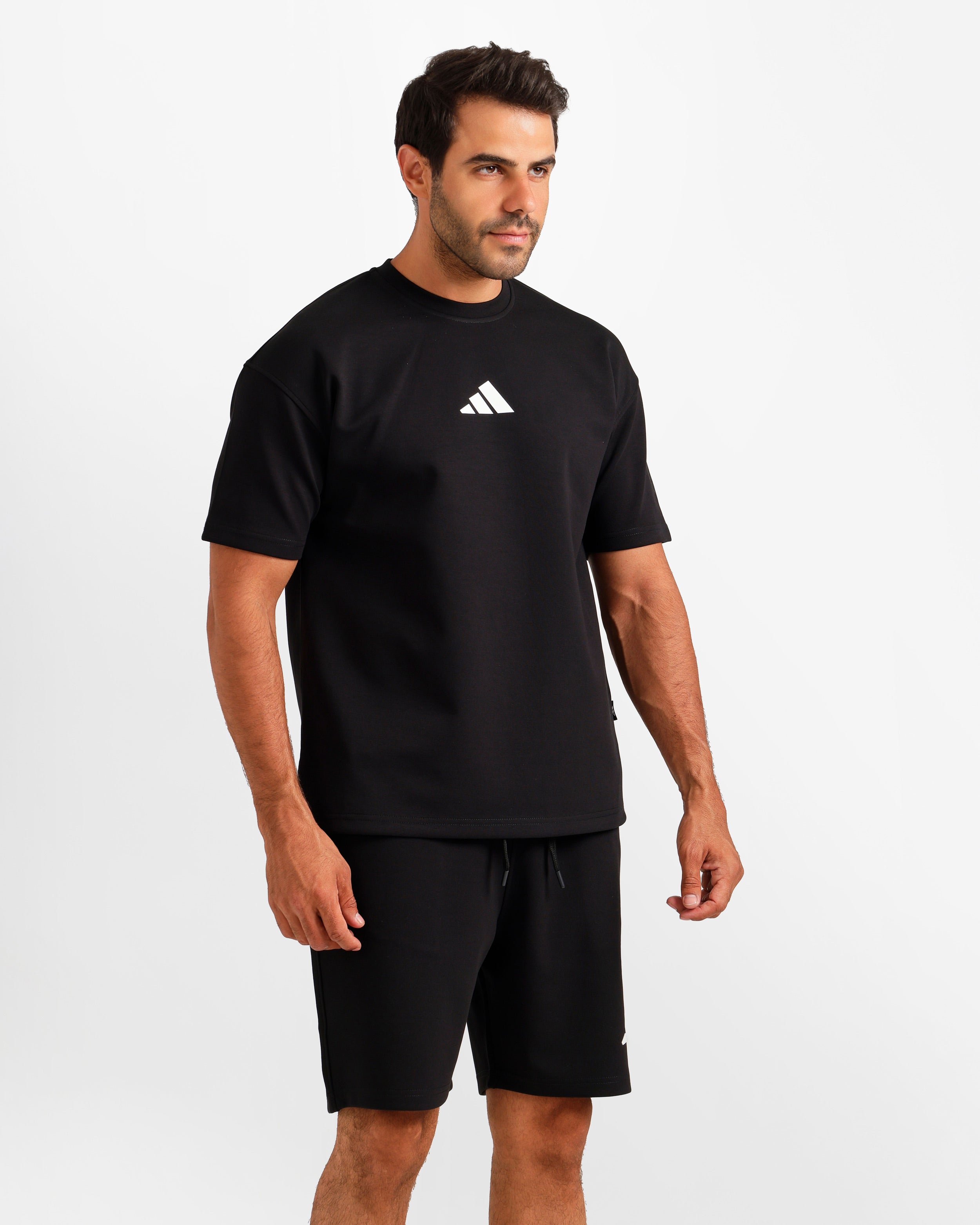 Performance Graphic Shorts Set - Black | ONZE Egypt