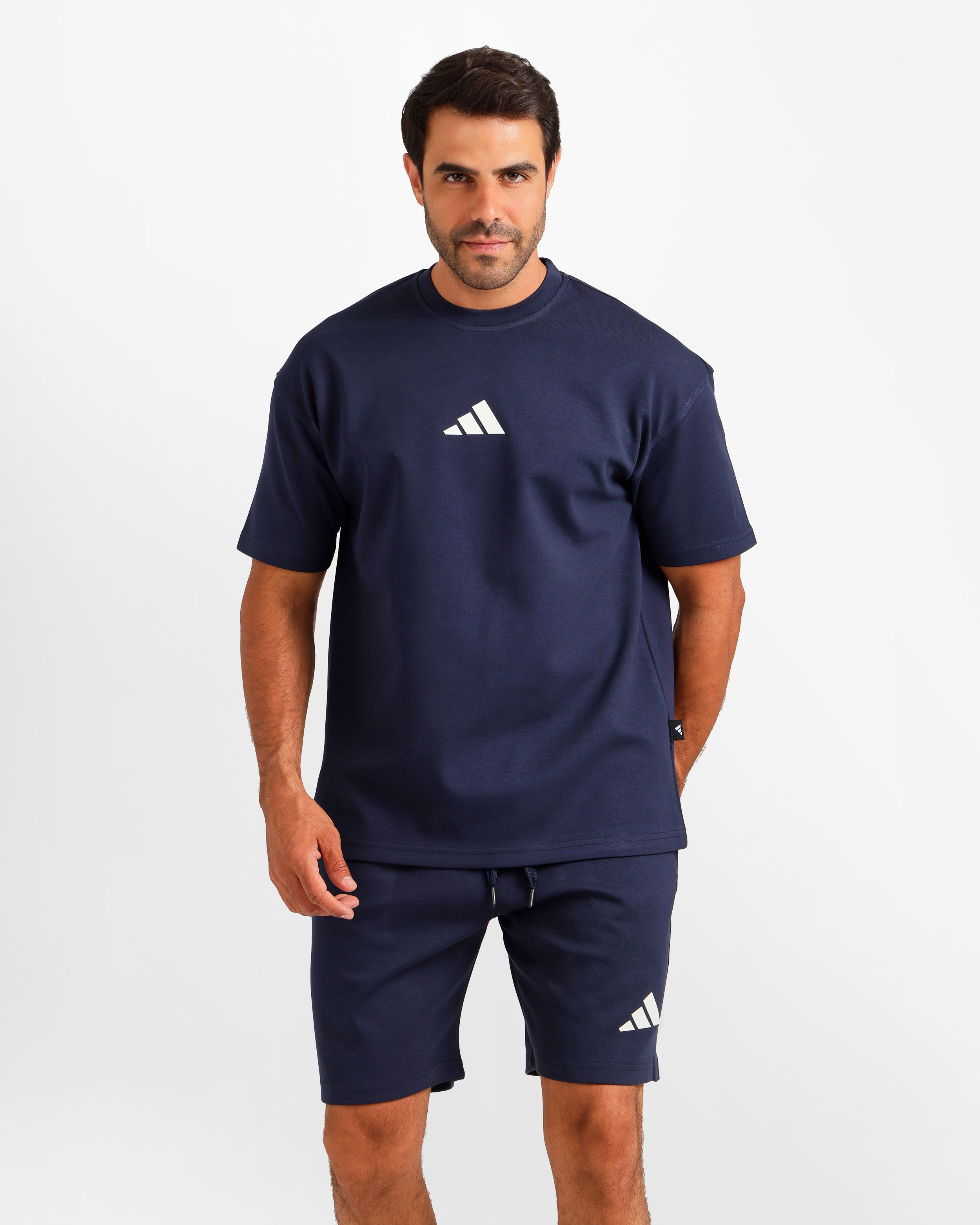 Performance Graphic Shorts Set - Dark Blue | ONZE Egypt