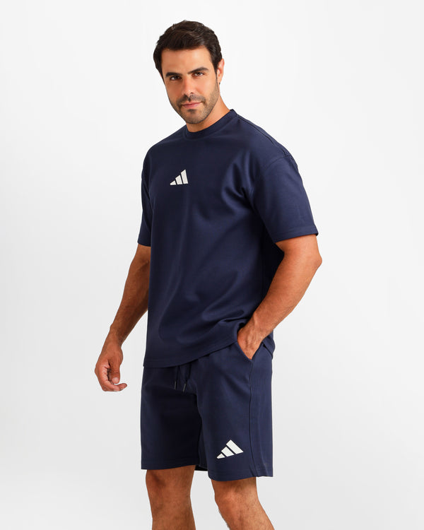 Performance Graphic Shorts Set - Dark Blue | ONZE Egypt