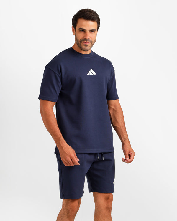 Performance Graphic Shorts Set - Dark Blue | ONZE Egypt