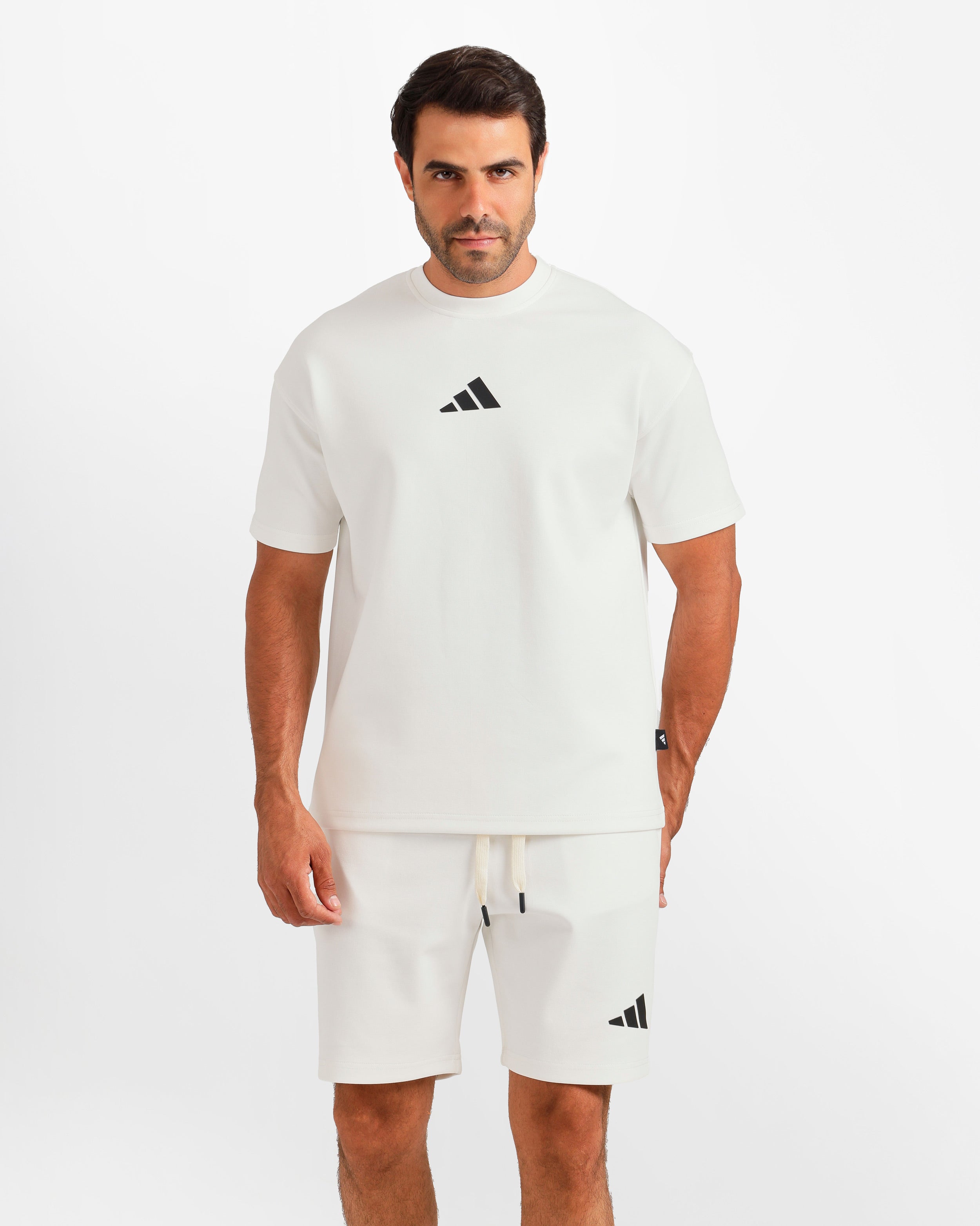 Performance Graphic Shorts Set - White | ONZE Egypt
