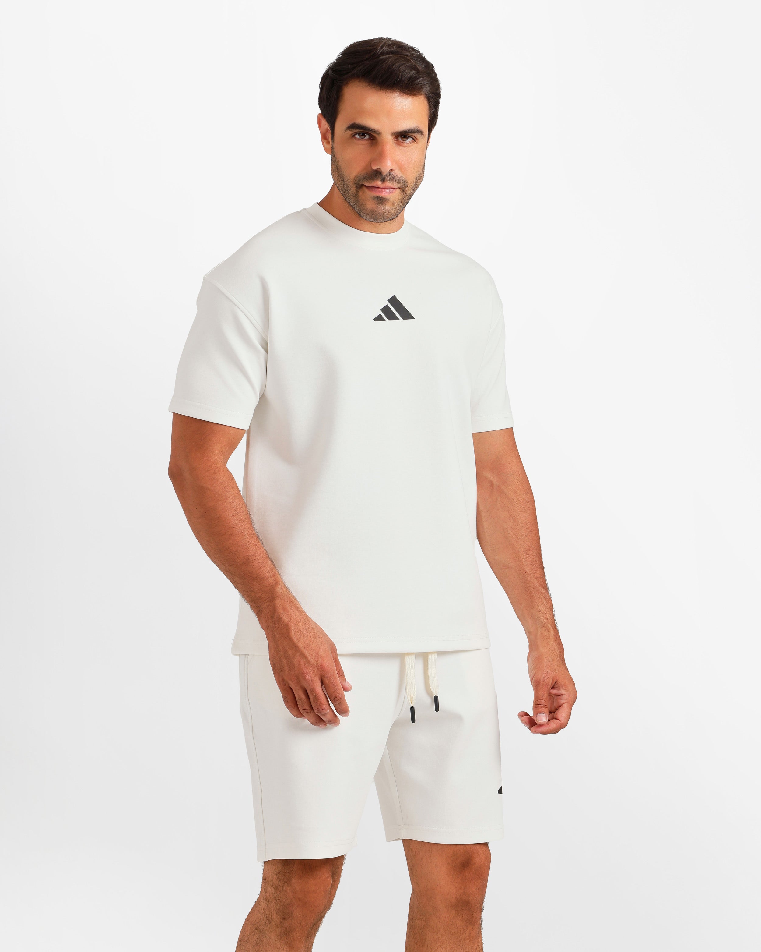 Performance Graphic Shorts Set - White | ONZE Egypt