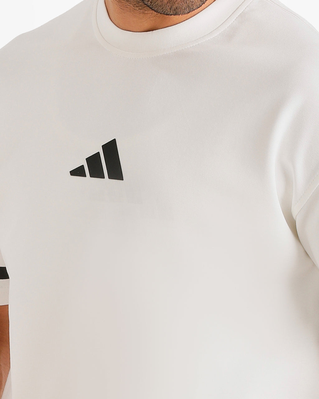 Sport Stripe Shorts Set - White | ONZE Egypt