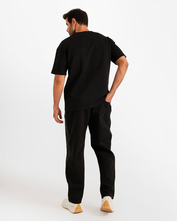 Contrast Chest Panel Set - Black | ONZE Egypt