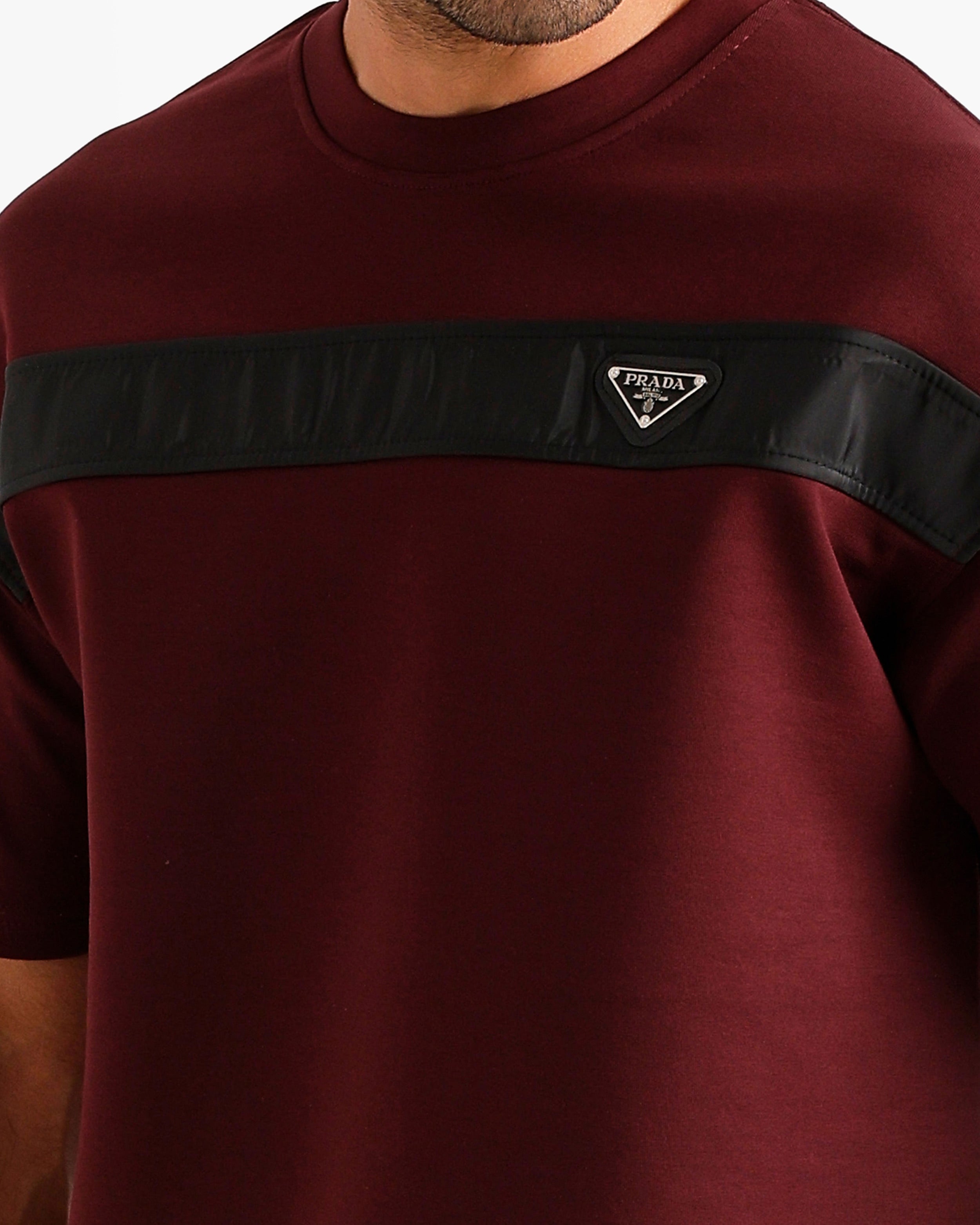 Contrast Chest Panel Set - Burgundy | ONZE Egypt