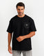 Mesh Pocket Streetwear T-Shirt - Black | ONZE Egypt
