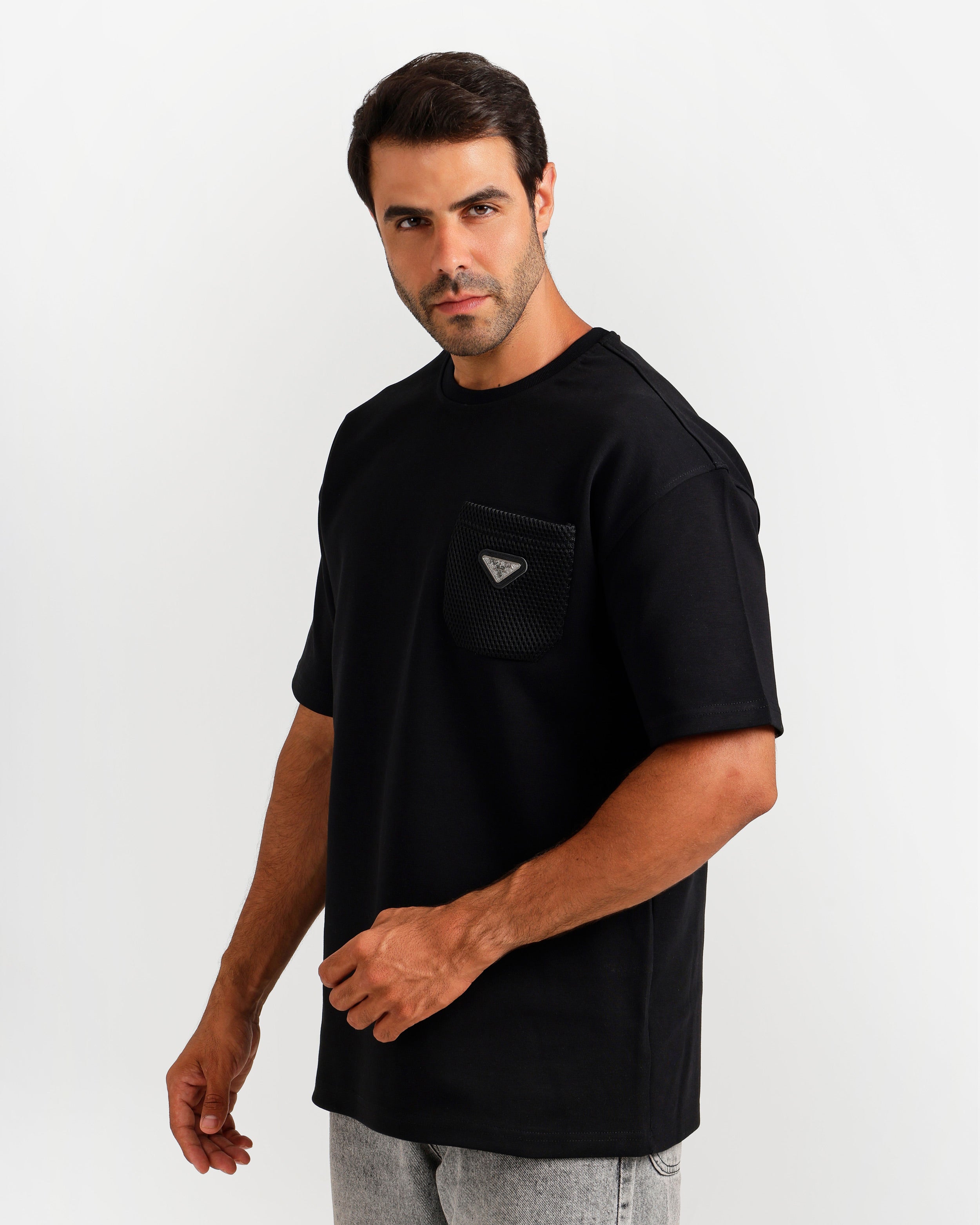 Mesh Pocket Streetwear T-Shirt Secondary image