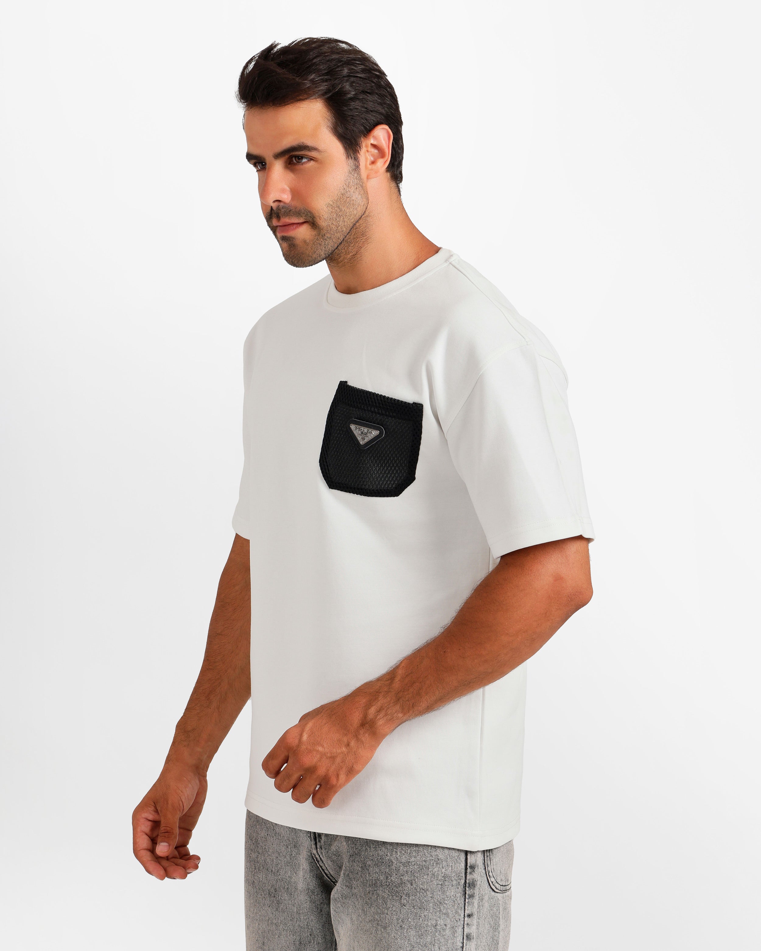 Mesh Pocket Streetwear T-Shirt Secondary image