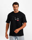 Bold Typography Graphic T-Shirt - Black | ONZE Egypt