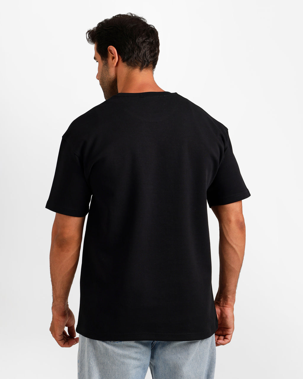 Bold Typography Graphic T-Shirt - Black | ONZE Egypt