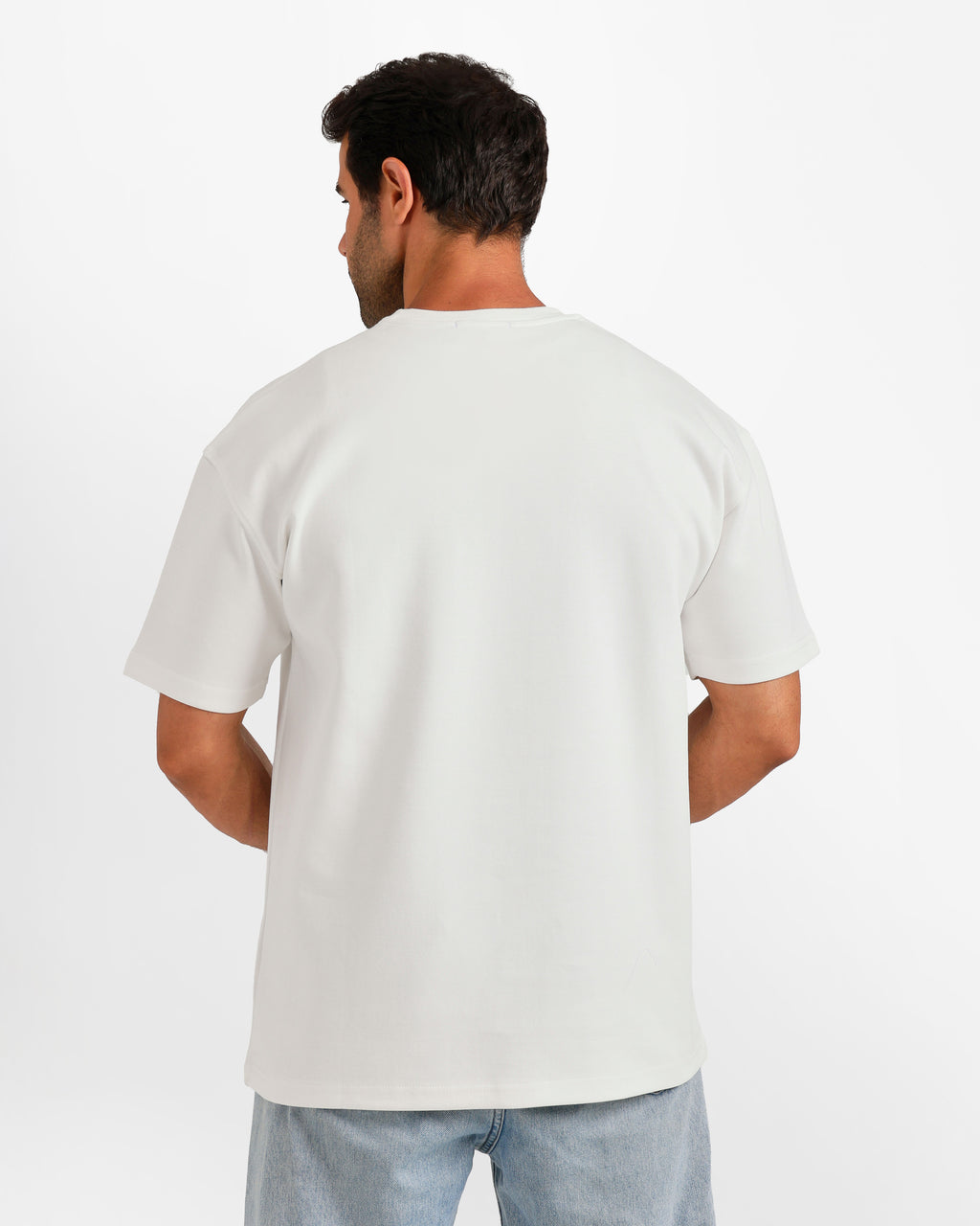 Bold Typography Graphic T-Shirt - White | ONZE Egypt